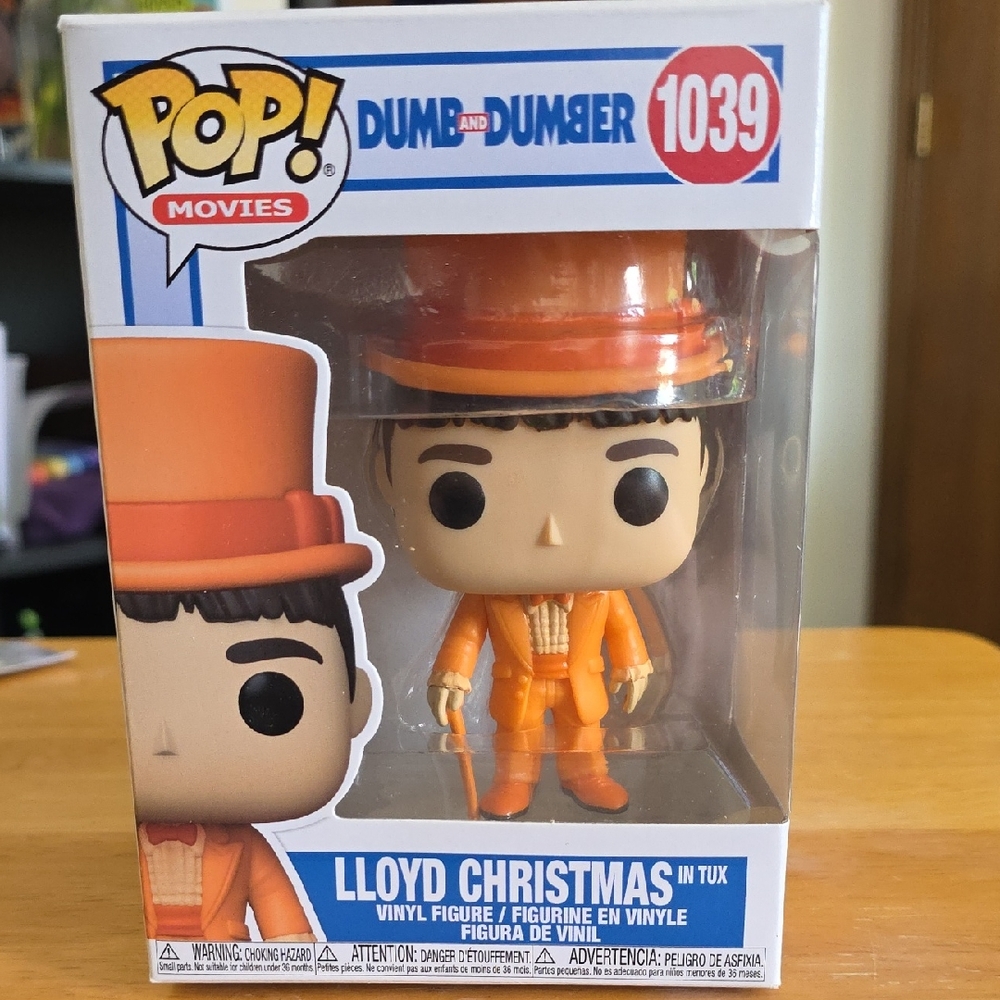 Funko Pop Lloyd Christmas Orange Tux Figure
